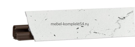 Плинтус  LB-23 3м мрамор марквина белый 6156
