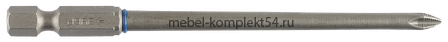 26011-1-100/ Биты ЗУБР "ЭКСПЕРТ" токсионные кованные, тип PH1, 100мм, 1шт