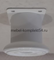 Опора 1031 Н-60мм БЕЛЫЙ муар (площадка S=1.5мм)