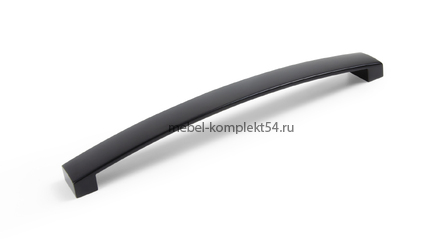 Мебельная ручка RS191BL/192мм, черный