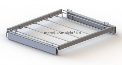 Полка выдвижная для брюк (730-870) хром