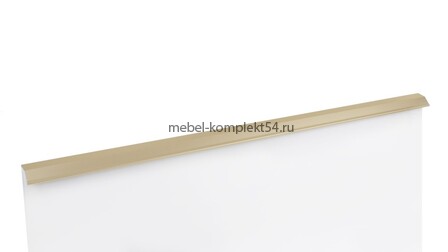 Ручка мебельная торцевая, RT112BSG.1/832/900, брашированное сатиновое золото