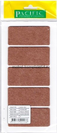 Подпятник фетровый 40*90 (на листе 5шт)