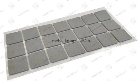 Подпятник резиновый 30*30мм (на листе 21шт)
