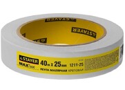 1211-25/ Лента малярная, креповая 25мм*40м