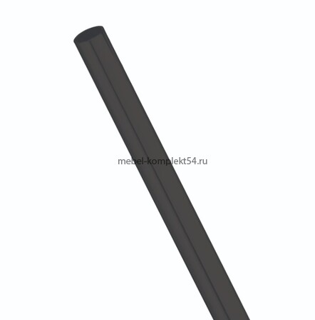 Рейлинг 16*600мм, чёрный матовый