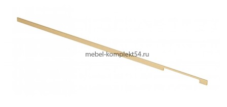 Ручка мебельная алюминиевая EXTEND L-1200 мм, брашированное золото (под заказ)