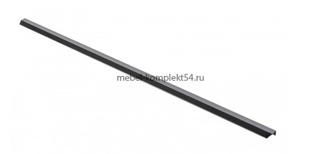 Ручка мебельная алюминиевая TREX CROSS L-1200 мм, черный матовый (под заказ) 