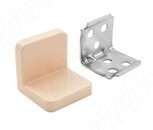 Уголок мебельный 25х25x1.2 светло-бежевый