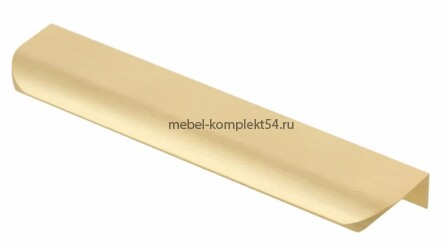 Ручка мебельная HEXA 160/190мм, светлое брашированное золото (под заказ)