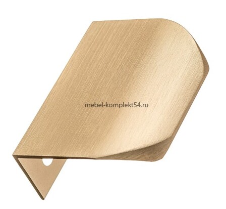 Ручка мебельная HEXA 32/50мм, светлое брашированное золото (под заказ)