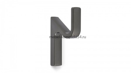 Мебельный крючок ZIGZAG K107MDN, матовый тёмный никель