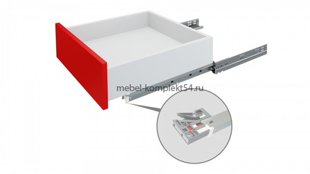 Направляющие скрытого монтажа, B-slide PUSH, BOYARD(DB8885Zn) 300 мм