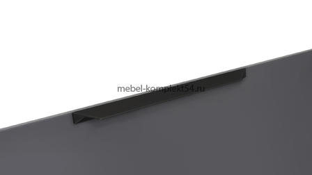 Ручка мебельная RICK RS157BL 3/320мм, черный матовый