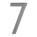Номер дверной "7" Модерн, хром