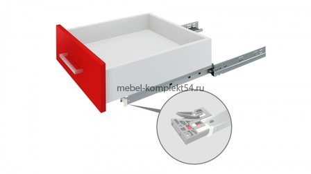 Направляющие шариковые скрытого монтажа B-slide Боярд 550мм Н45 (8881)